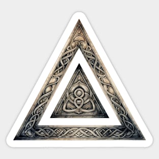 Norse Mythology Symbol Triangle Sticker